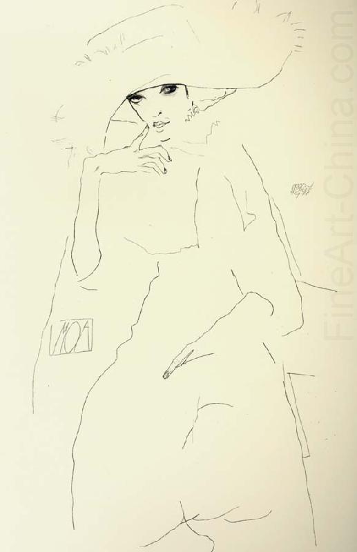 The Dancer Moa, Egon Schiele